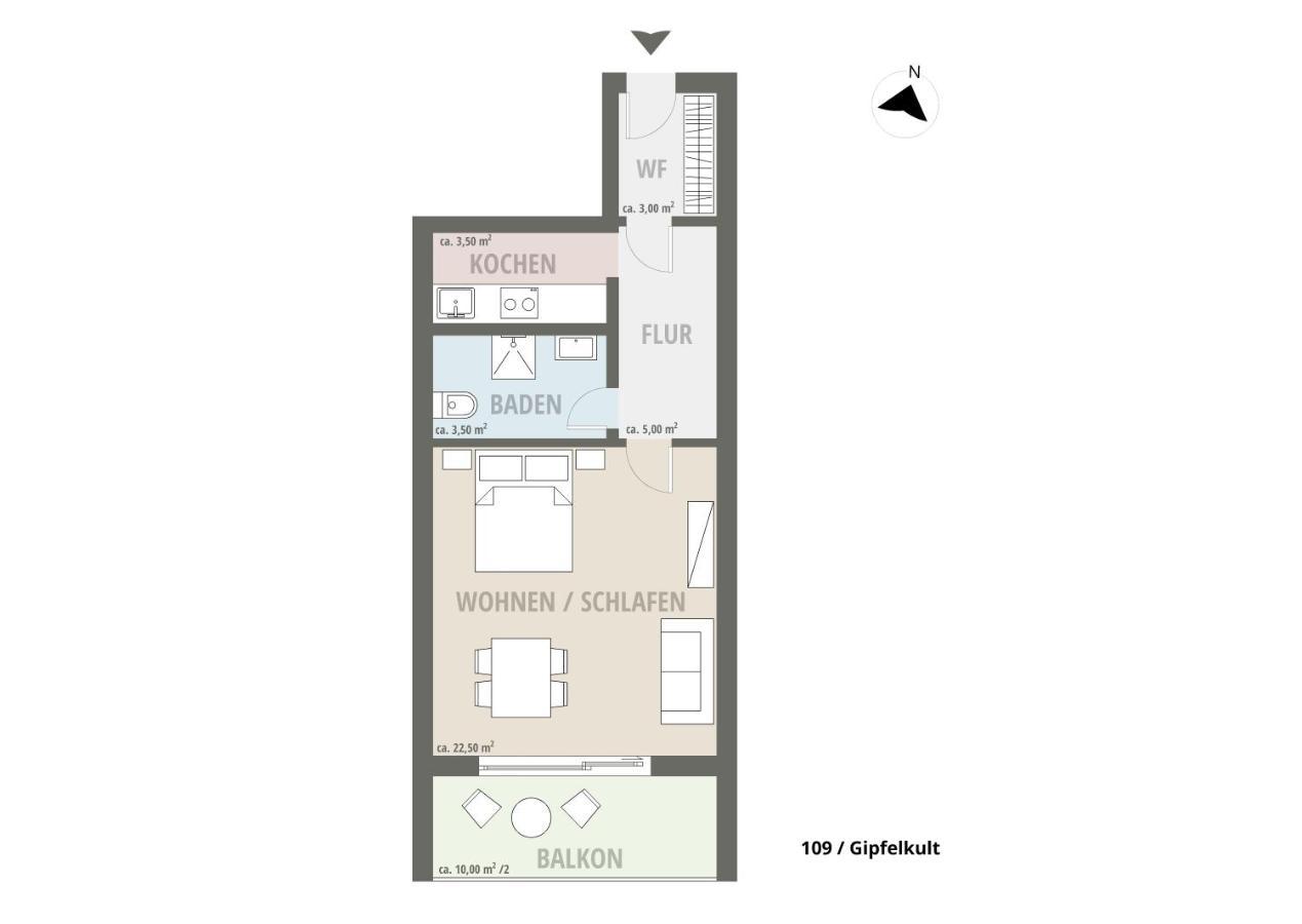 Kult Apartment - Gipfelkult オーベルストドルフ エクステリア 写真